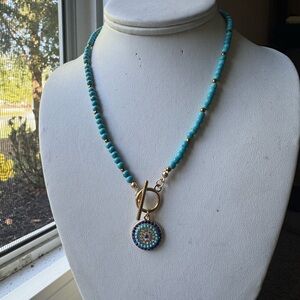 GOLD STAR DENKAYS STATMENT NECKLACE